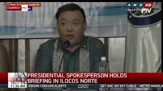 WATCH: Presidential Spokesperson Harry Roque holds a press briefing.