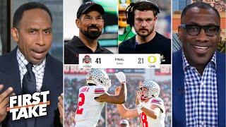 FIRST TAKE | Ryan Day has proved doubters WRONG - Stephen A. on Ohio State crush Oregon in Rose Bowl