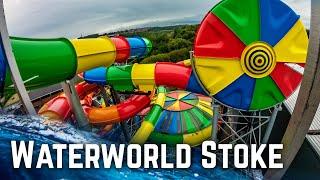 ALL BIG WATER SLIDES at Waterworld Stoke-on-Trent, England!