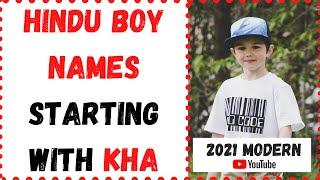  KHA letter names for boy Hindu | Modern Hindu baby boy names starting with KH | KHA se boy name