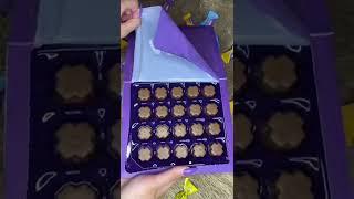 Unpacking Milka's chocolates #tiktok #shorts #milka