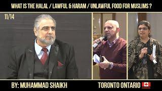 What is the Halal / Lawful & Haram / Unlawful food for Muslims 11/14?