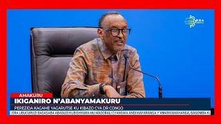 Perezida Kagame yavuze ko ikibazo cya M23 kitakemuka abayobozi bifotoreza ku masezerano