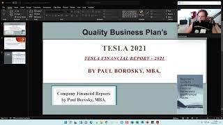 Tesla Financial Analysis 2021 – Overview by Paul Borosky, MBA.