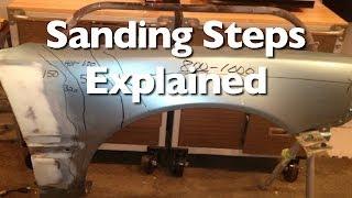 Sanding Steps To Prep A Car For Paint and Clear