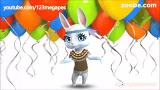 Zoobe Зайка Поздравляет с Днем рождения