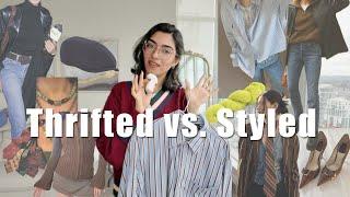 Thrifted vs. Styled: Fall Edition  8 Recent Thrift Finds and How to Style Them for Autumn!