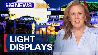 Which city leads with the most dazzling  Christmas light displays? | 9 News Australia