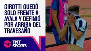 ¡NO SE PUEDE CREER!  GIROTTI quedó SOLO frente a Ayala y definió por ARRIBA del TRAVESAÑO