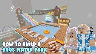 How to build a water park | Roblox Scp 3008 house idea