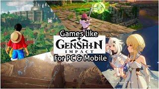 Best Anime Games like Genshin Impact for PC & Smartphone (Android & iOS) 2021 | Anime,RPG Game 2021