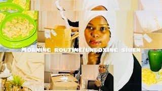 MORNING ROUTINE| UNBOX SHEIN BOX |JADWALKA SAAKAY| ALAAB CUSUB KASOO GATEY DUKAANKA SHIEN | BY MUNA