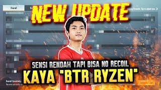 NEW UPDATE !! SENSI RENDAH TAPI BISA NO RECOIL KAYA "BTR RYZEN" ?? INI RAHASIA NYA - PUBG MOBILE