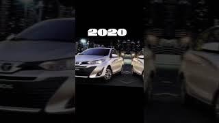 Evolution Of Toyota Vios (2000~2023)#shorts #evolution #now #toyota