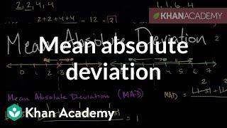 Mean absolute deviation | Data and statistics | 6th grade | Khan Academy