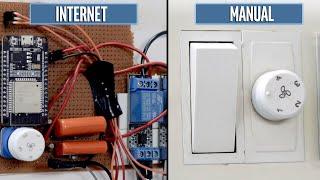 Fan Speed Control with & without Internet | Blynk | ESP32 Projects