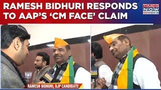 Ramesh Bidhuri Responds To Arvind Kejriwal's Claim That He Is BJP's CM Face For Delhi Elections