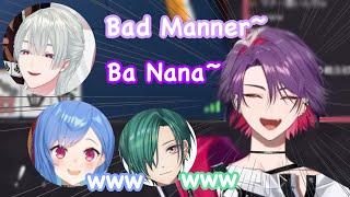 Bad Manners [Watarai Hibari / Genzuki Tojiro / Ryushen / Nishizono Chigusa / Nijisanji ] (eng sub)