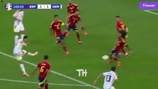 NO PENALTY, Jamal Musiala ball touch for Marc CUCURELLA - Spain vs Germany (2-1), Goals & Highlights