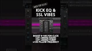 Mix Tip #113 Metal Kick EQ frequencies & adding some analog vibe w/ SSL! @sslvideos #audioproduction