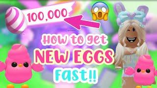 HOW TO GET THE NEW EGG CURRENCY FAST!NEW UPDATE!️ #adoptmeroblox #preppyadoptme #preppyroblox