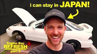 Japan Visa Sorted & I SAVE the DC2's Engine Bay Paint!! | Honda Integra Resto-Build!