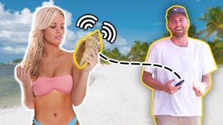 Putting a Tiny Speaker in a Seashell & Waiting for People to Listen Prank