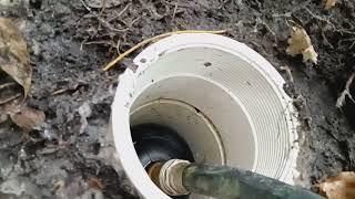 Save Hundreds on Plumbers! How To Unclog A Main Sewer Line With Jet Drain Cleaning Bladder 25 Bucks