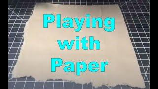 Playing with Paper: A Materials Exploration