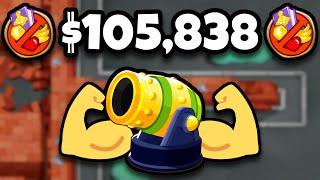 Another Brick CHIMPS With $105,838 Cash Leftover & Recursive Cluster! (Bloons TD 6)