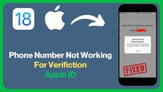 Fix “This Phone Number Cannot Be Used for Verification” Apple ID | New Method