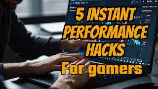 5 HIDDEN Windows Settings to BOOST FPS, FIX LAG & IMPROVE Gaming Performance