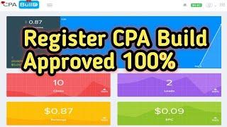 Register CPA Build Approved 100% [ Part 1 ]