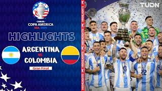 HIGHLIGHTS | Argentina vs Colombia | Copa América 2024 - Gran Final | TUDN