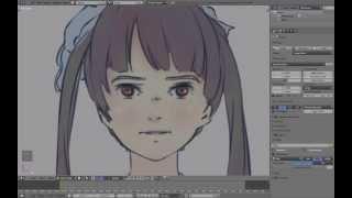 [Part 1/ 24] Blender anime character modeling tutorial - Reference and Eyes