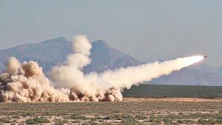 M270A1 Multiple Launch Rocket System (MLRS) Test Fire