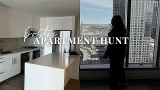 apartment hunting | touring apartments in Boston & moving updates 