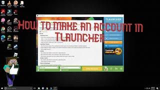 How to create an account in Tlauncher. (2023)