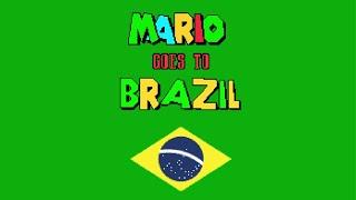 O MARIO FEZ UMA VISITA AO BRASIL. MARIO GOES TO BRAZIL.