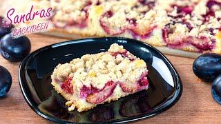 einfacher Pflaumenkuchen mit Streusel | Zwetschgenkuchen