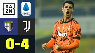 CR7 doppelt, auch Morata trifft - Juve in Ballerlaune: Parma - Juventus 0:4 | Serie A | DAZN