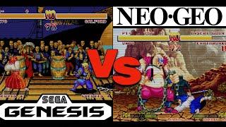 When the Sega Genesis Tried to Be the NEO GEO: A Retro Game Comparison