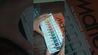 unboxing Marie's oil painting colors | best oil paint | #shorts | #crafts | #painting