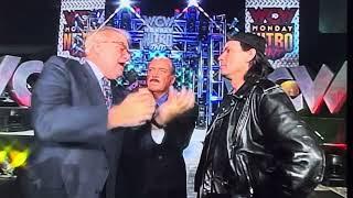 James J Dillon JJ Tells Eric Bischoff nWo He Has about as much Backbone as Flubber WCW NITRO 1997