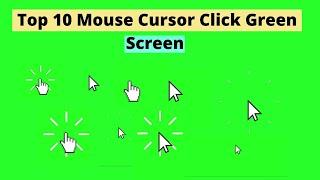 Mouse Cursor Click Green Screen ।। No Copyright