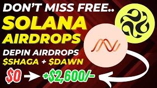 [FREE] TWO UNDER-FARMED SOLANA DEPIN AIRDROPS! 🪂