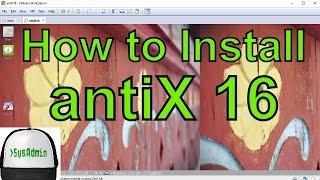 How to Install antiX 16 + VMware Tools on VMware Workstation/Player Easy Tutorial [HD]