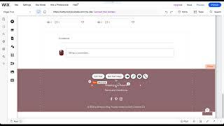 How to Edit Footer | Wix Tutorials