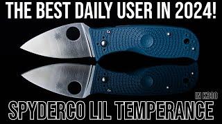 This Should Be Your Next Spyderco - Spyderco Lil Temperance in K390