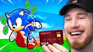 Spending $100,000 to become the FASTEST SONIC in Roblox